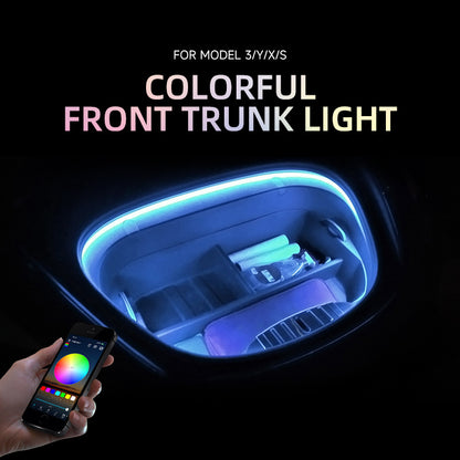 Model 3/Y Frunk LED Light Strip+App Remote Controller for Tesla