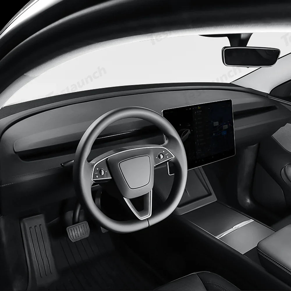 Full-Cover Silicone Dashboard Protector for Tesla Model Y Juniper 2025+
