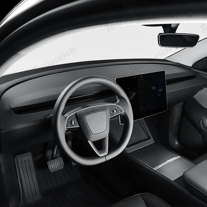 Full-Cover Silicone Dashboard Protector for Tesla Model Y Juniper 2025+