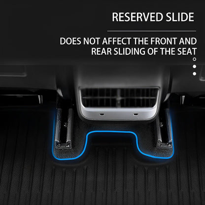 Full Set Trunk Mat Cargo All-Weather Floor Mats For Tesla Model Y