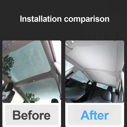 Glass Roof Sun Shade For Tesla Model 3 Y