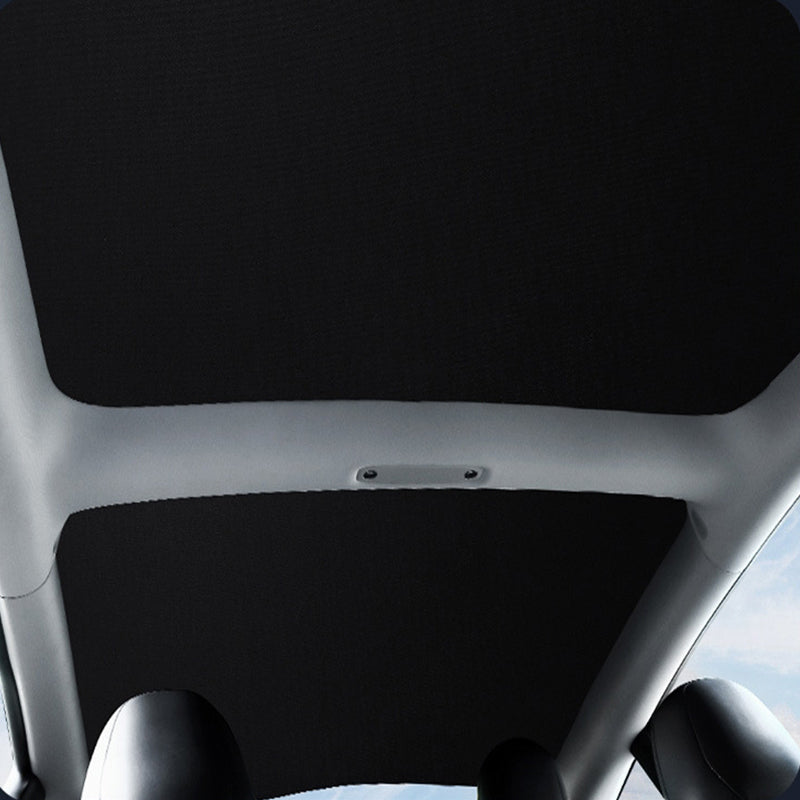Glass Roof Sunshade for Tesla Model 3 (2017-2023) Black Full Coverage