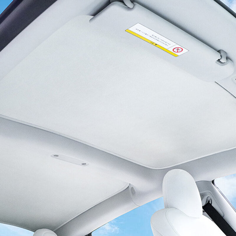 Glass Roof Sunshade for Tesla Model 3 (2017-2023) Grey Full Coverage