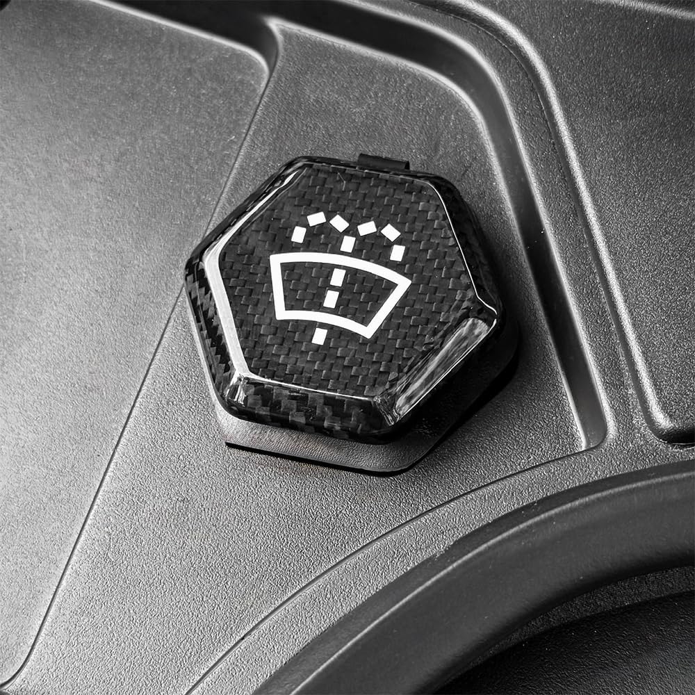 [Real Carbon Fiber] Windshield Washer Fluid Cap Cover for Tesla Cybertruck