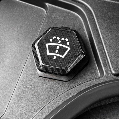 [Real Carbon Fiber] Windshield Washer Fluid Cap Cover for Tesla Cybertruck