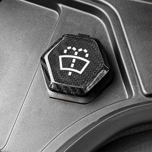 [Real Carbon Fiber] Windshield Washer Fluid Cap Cover for Tesla Cybertruck
