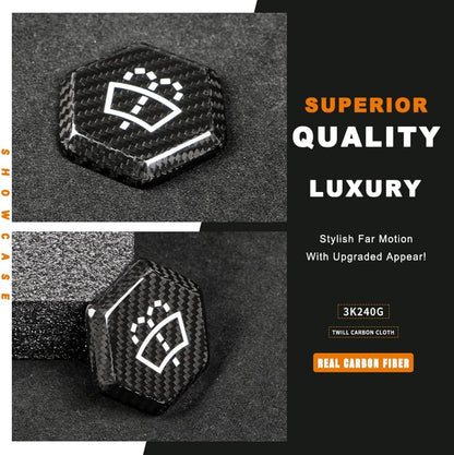 [Real Carbon Fiber] Windshield Washer Fluid Cap Cover for Tesla Cybertruck