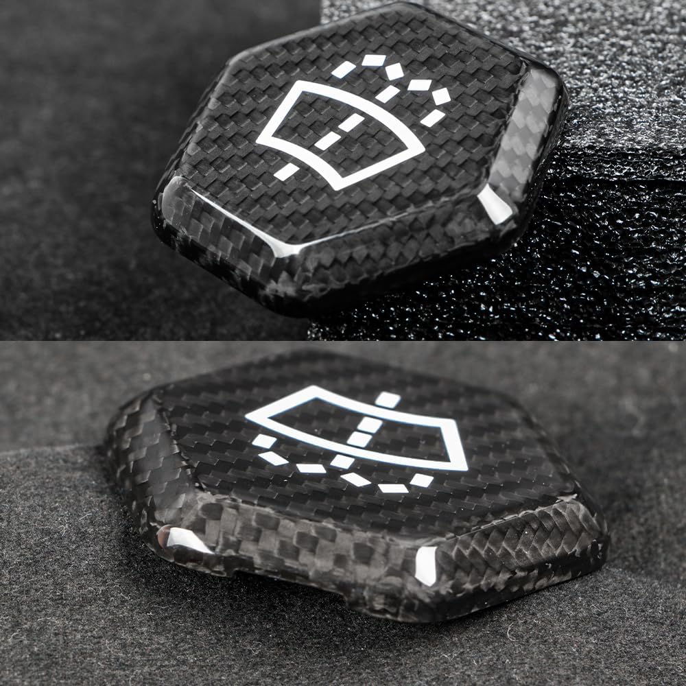 [Real Carbon Fiber] Windshield Washer Fluid Cap Cover for Tesla Cybertruck