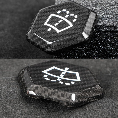 [Real Carbon Fiber] Windshield Washer Fluid Cap Cover for Tesla Cybertruck