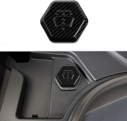 [Real Carbon Fiber] Windshield Washer Fluid Cap Cover for Tesla Cybertruck Glossy (ABS）