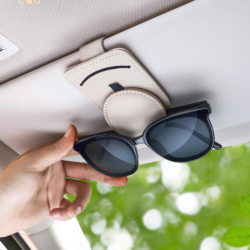 Glasses Clip & Key Card Holder for Tesla Model S, 3, X, Y