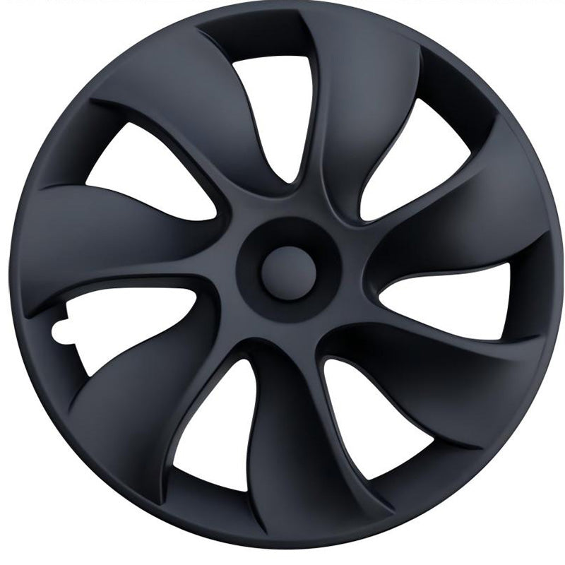 Model Y 19'' Gemini Wheels Cover Hubcaps Replacement 4PCS for Tesla (2020-2024) Glossy Cyclone Matte Black