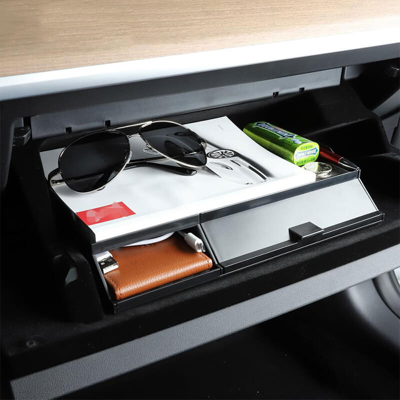 Glove Box Organizer Storage for Tesla Model 3/Y (2017-2023)