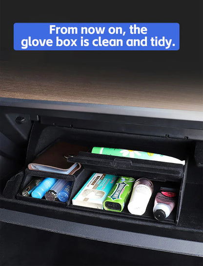 Glove Box Organizer Storage for Tesla Model 3/Y (2017-2023)