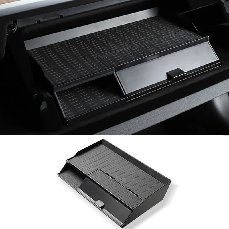 Glove Box Organizer Storage for Tesla Model 3/Y (2017-2023) Model 3 ABS