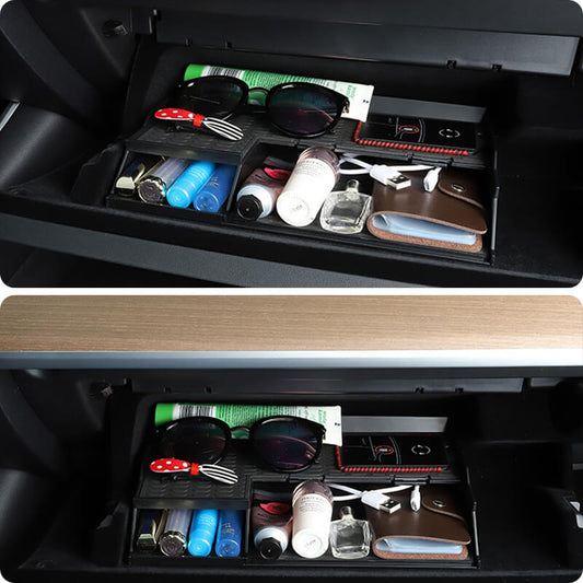 Glove Box Organizer Storage for Tesla Model 3/Y (2017-2023)