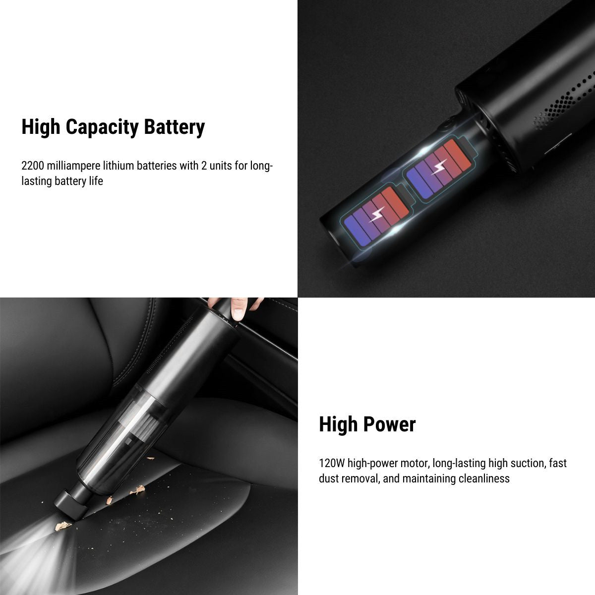 Handheld Car Cleaner for Tesla Model 3/Y/S/X