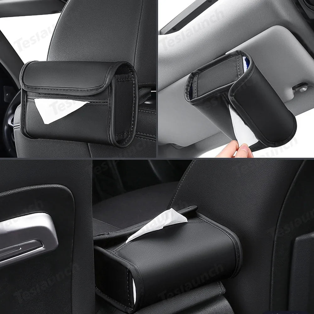 Hanging Car Tissue Box – Universal Fit for All Cars
