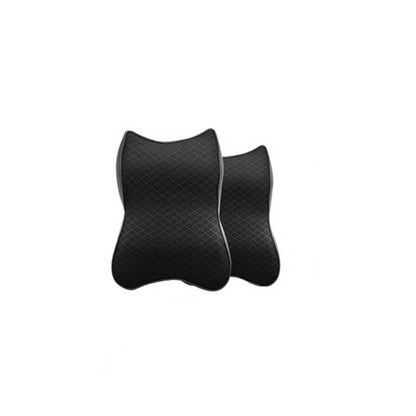 Headrest Neck Pillow set of 2 For Tesla Model S 3 X Y Black