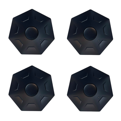 Heptagonal Center Hub Caps Lug Nut Covers for Tesla Cybertruck Patterned