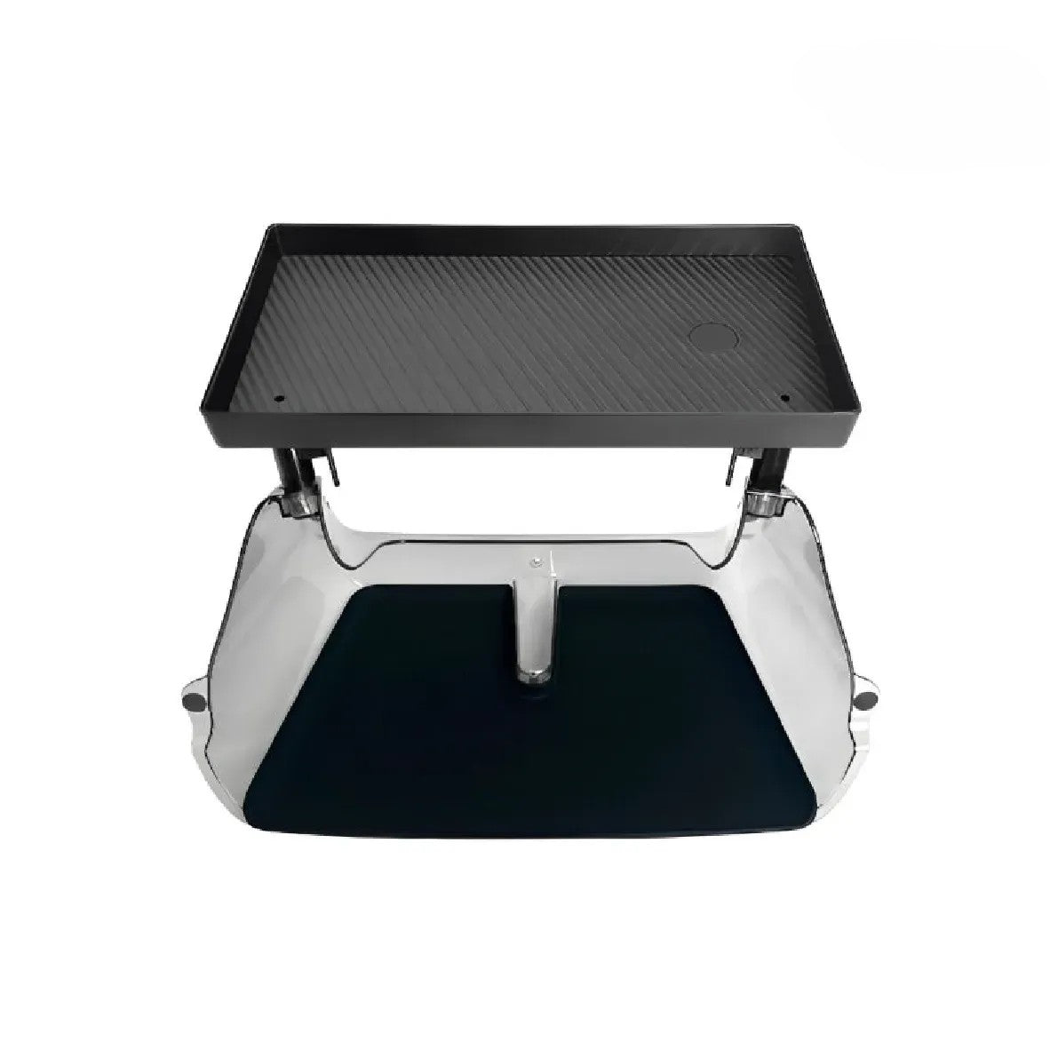 Hidden Tray Storage Under Screen Center Console Organizer Tissue Holder For Tesla Model 3 Y Black