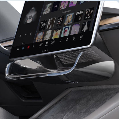 Hidden Tray Storage Under Screen Center Console Organizer Tissue Holder For Tesla Model 3 Y