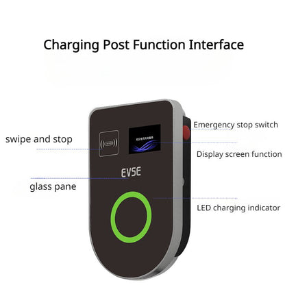 Home J1772 Level 2 EV Charging Station【U-Shape Style】|48A|240V|11.52KW/h|NEMA 14-50 Plug/Hardwire|16ft