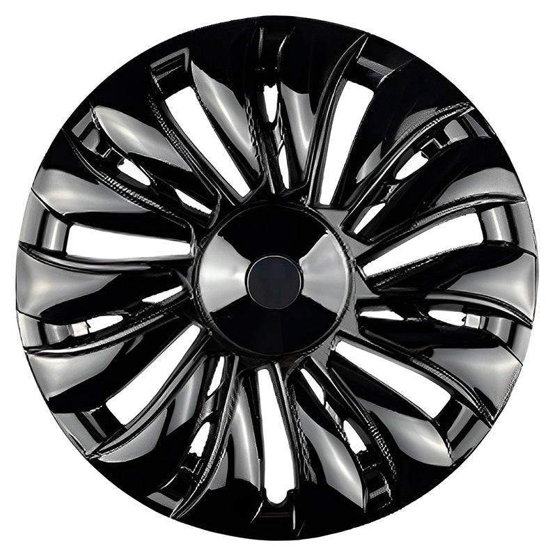 Model Y 19'' Gemini Wheels Cover Hubcaps Replacement 4PCS for Tesla (2020-2024) Hurricane Glossy Black