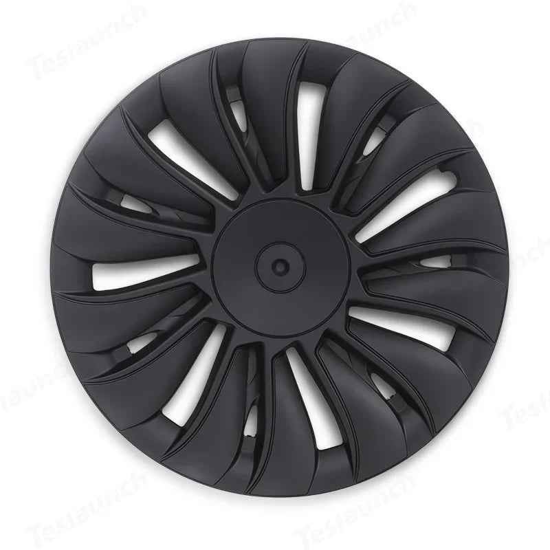 Model Y 19'' Gemini Wheels Cover Hubcaps Replacement 4PCS for Tesla (2020-2024) Hurricane Matte Black