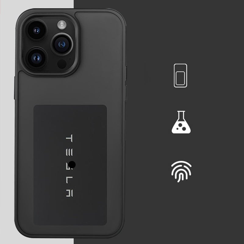 IPhone case with magnetic compartment For Tesla Model 3/Y