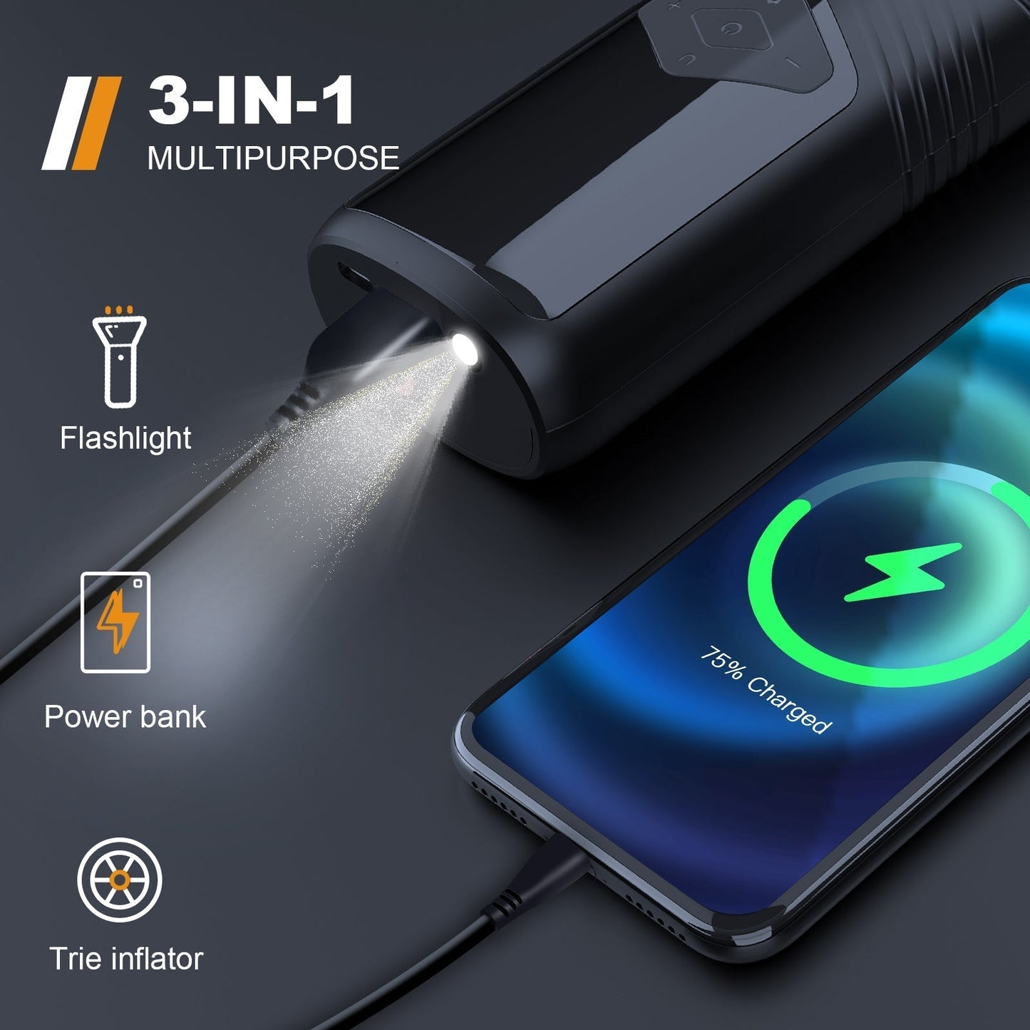 Intelligent Tire Pump for Tesla Model 3/Y/S/X