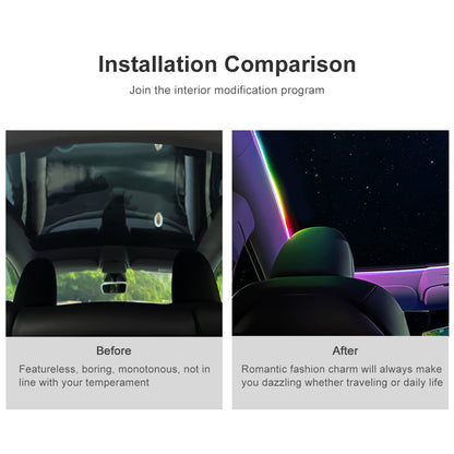 Interior LED Strip Ambient Lighting for Tesla Model 3/Y