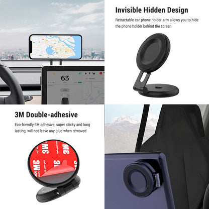 Invisible Magnetic Phone Mount for Tesla Model 3 / Y / X / S