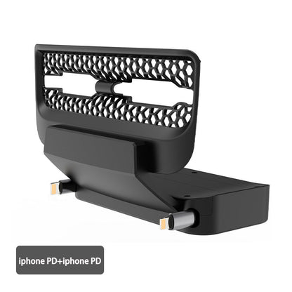 Model 3/Y 2-in-1 USB Hub Rear Air Outlet Protective Cover Expansion Cable for Tesla(2021-2024) iphone PD+iphone PD