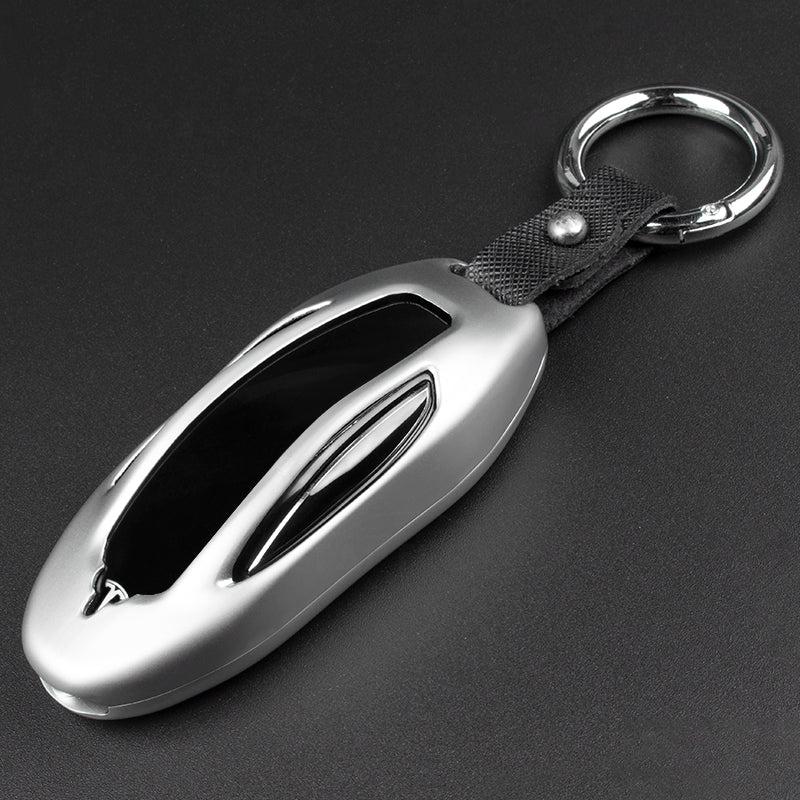 Key Fob Cover for Tesla Model X Silver
