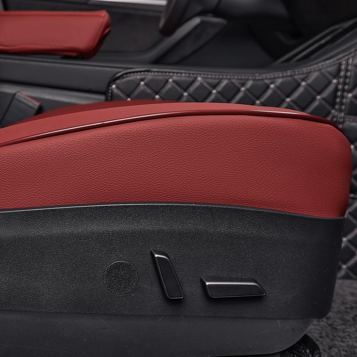 Leather Car Seat Covers for Select Trucks Tesla Cybertruck 2024