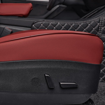 Leather Car Seat Covers for Select Trucks Tesla Cybertruck 2024