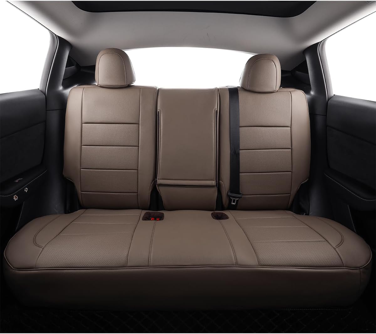Leather Car Seat Covers for Select Trucks Tesla Cybertruck 2024
