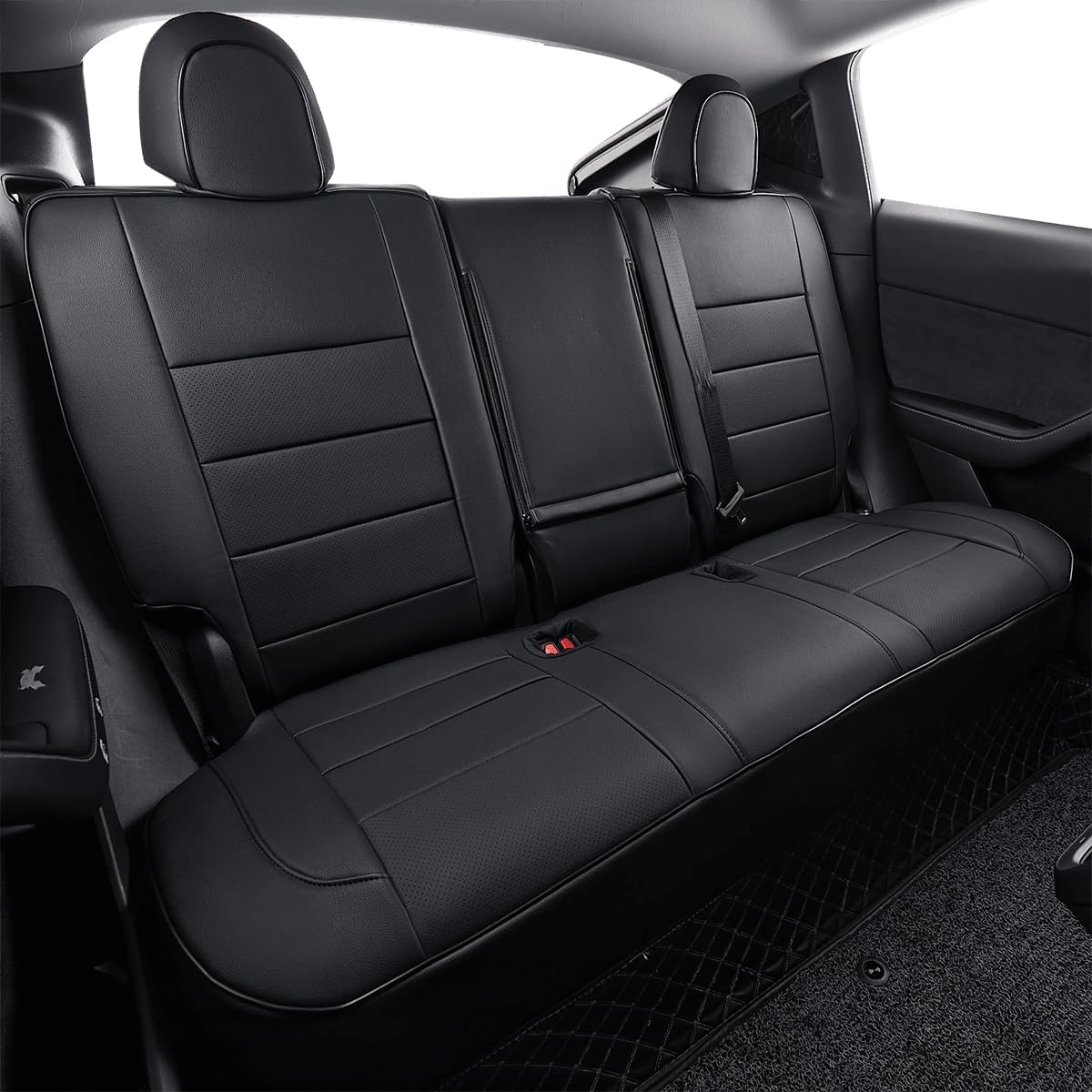 Leather Car Seat Covers for Select Trucks Tesla Cybertruck 2024