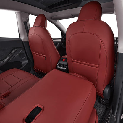 Leather Car Seat Covers for Select Trucks Tesla Cybertruck 2024