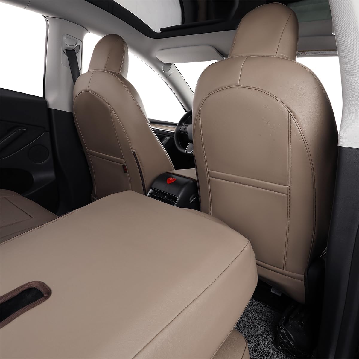 Leather Car Seat Covers for Select Trucks Tesla Cybertruck 2024