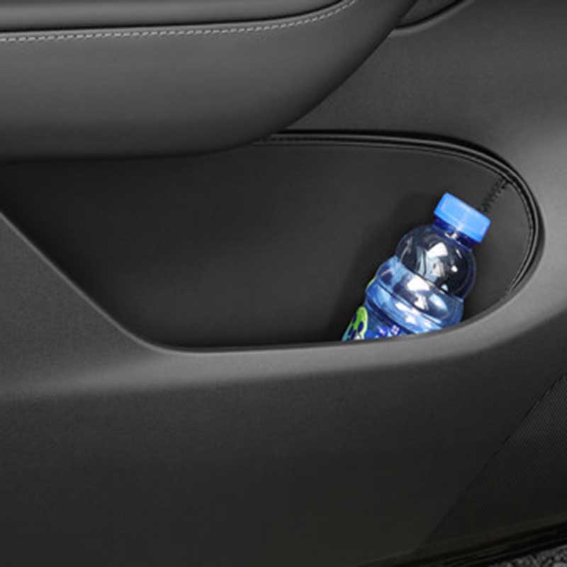 Leather Door Side Storage Bag Tray Organizer for Tesla Model Y