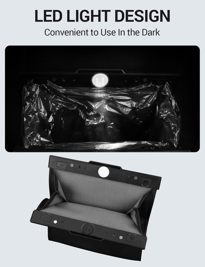 Back Seat Garbage Bin for Tesla Model Y/3/S/X Cybertruck Trash Can