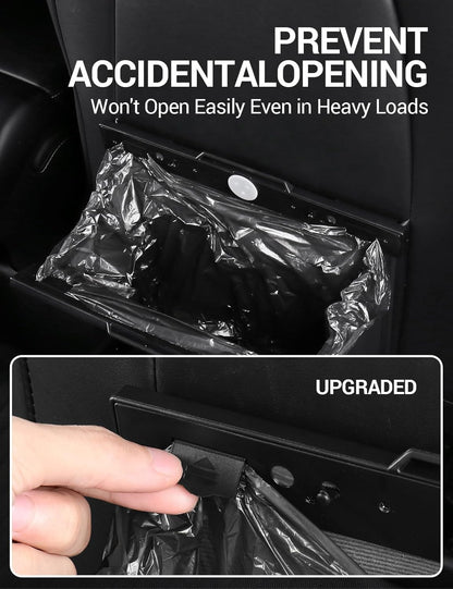 Back Seat Garbage Bin for Tesla Model Y/3/S/X Cybertruck Trash Can