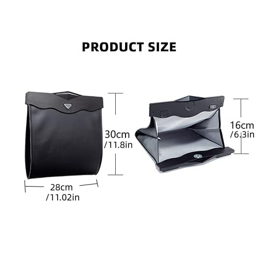 Model 3/Y/X/S LED Car Garbage Bag Passenger Side Trash Can