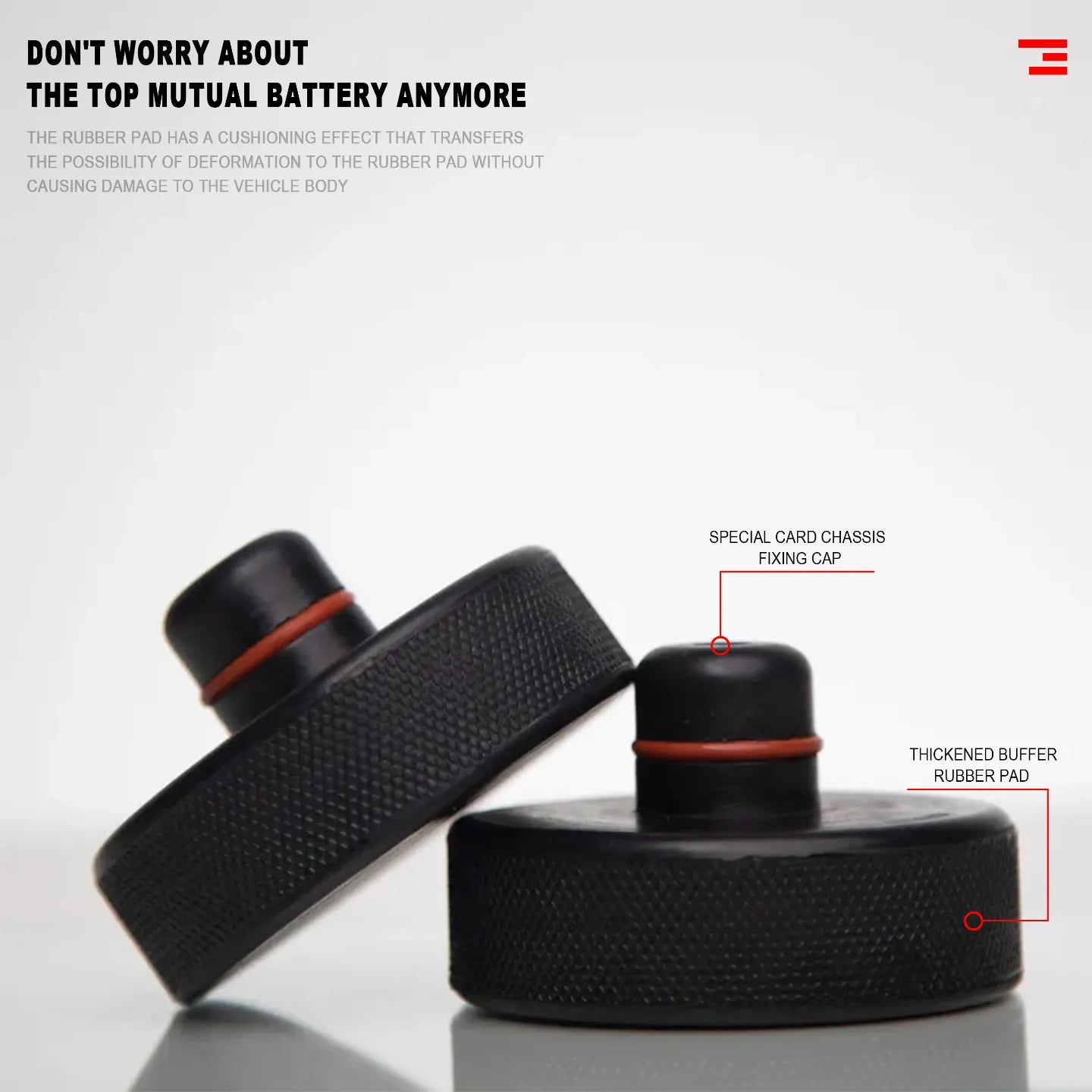 Lifting Jack Adapter Pad Pucks Case (Set of 4)For Tesla Model S/X/3/Y