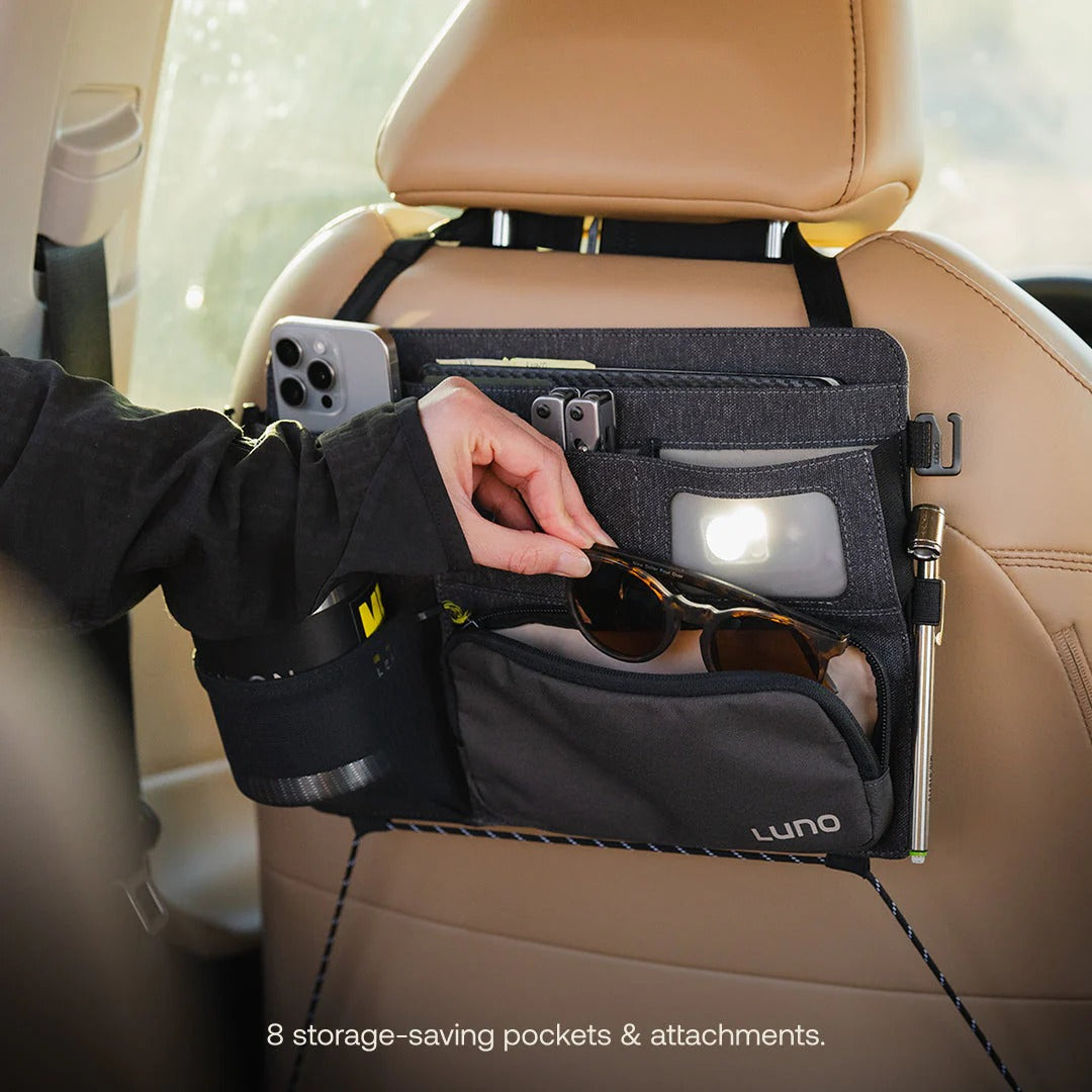Seatback Organizer Road Trip Camping Bags for Tesla and SUV EV Cars