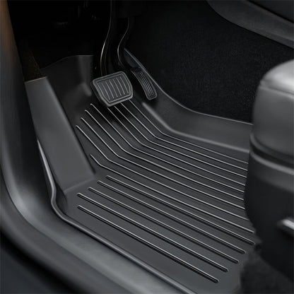 All Weather TPE Interior Floor Mats Cargo Liners Set for 2021-2023 Tesla Model 3