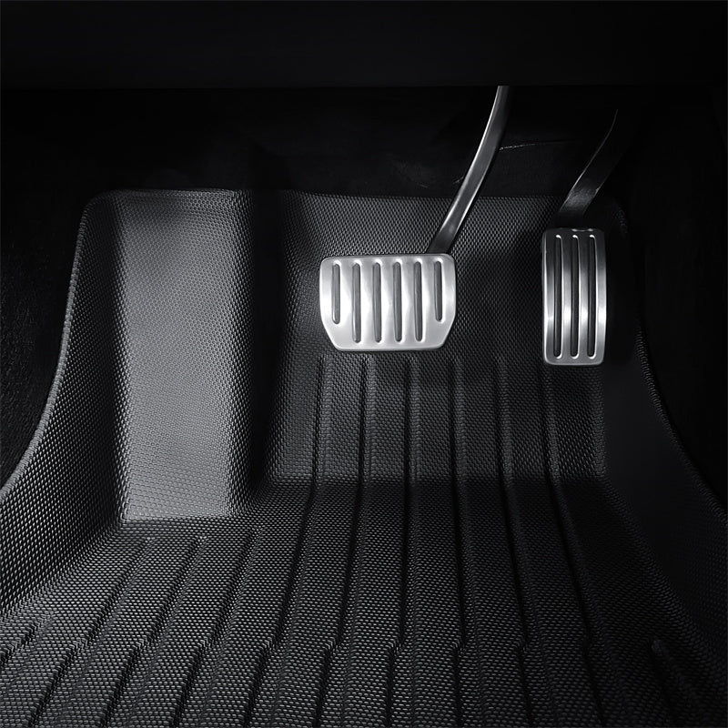 All Weather TPE Interior Floor Mats Cargo Liners Set for Tesla 2022-2024 Model S