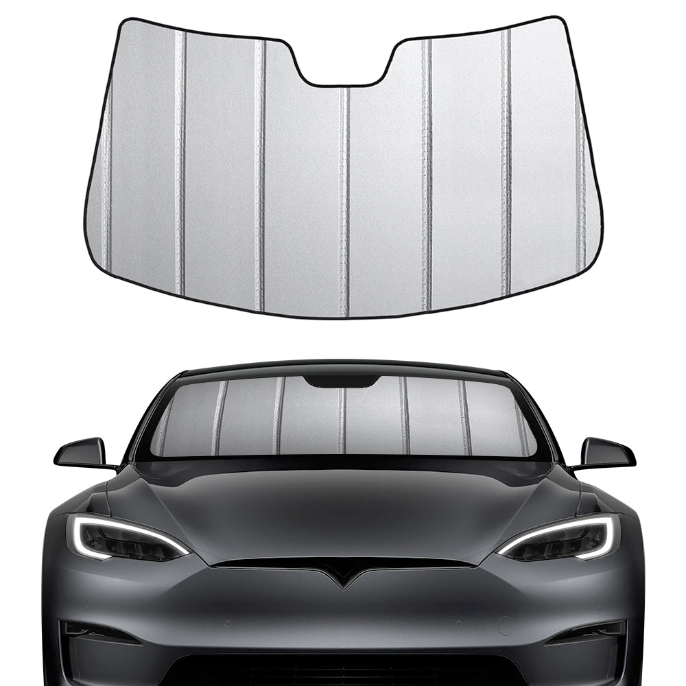 Thickened Foldable Windshield Sunshade Sun Visor for Tesla Model S Model S